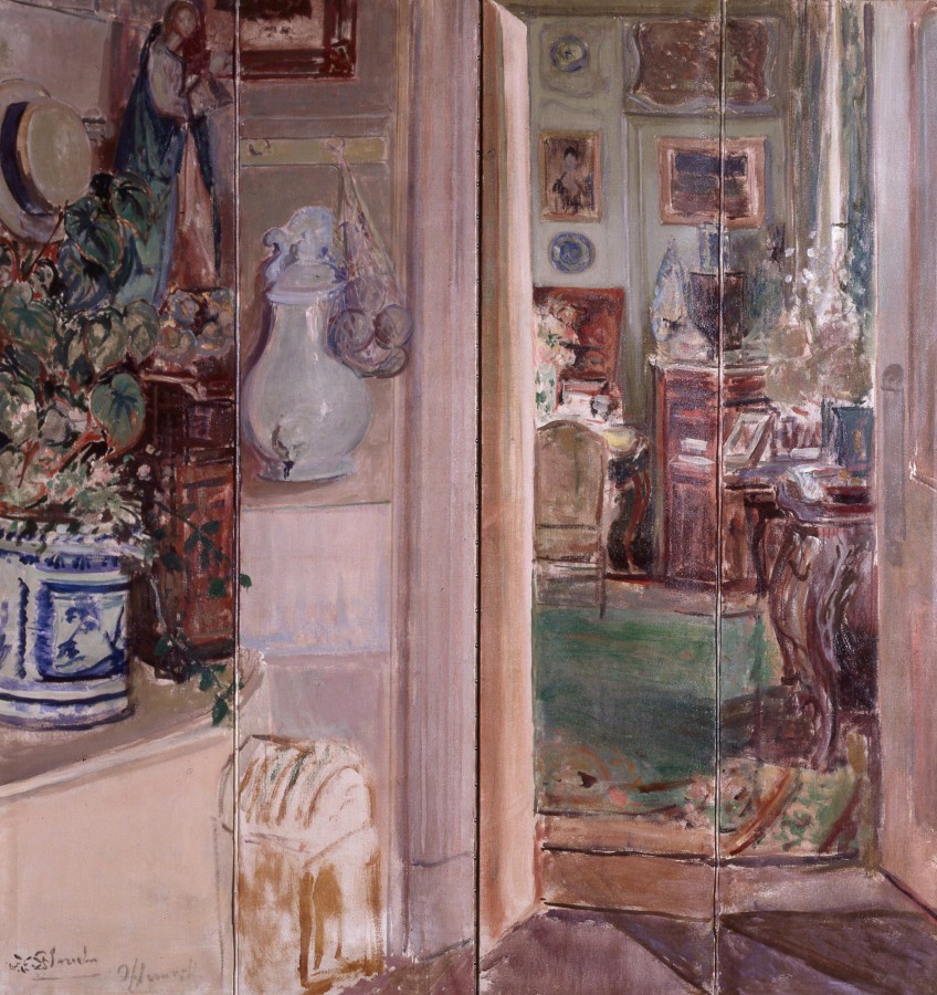 le vestibule du manoir du Tot à Offranville