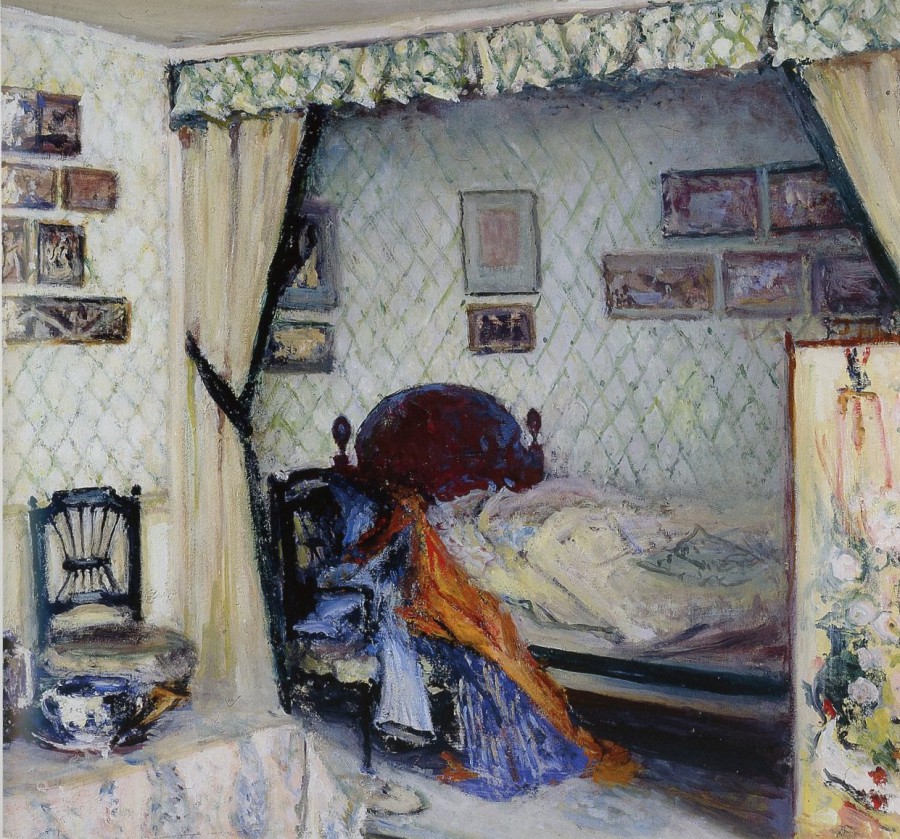 L’Alcôve de la chambre de l’artiste à Offranville