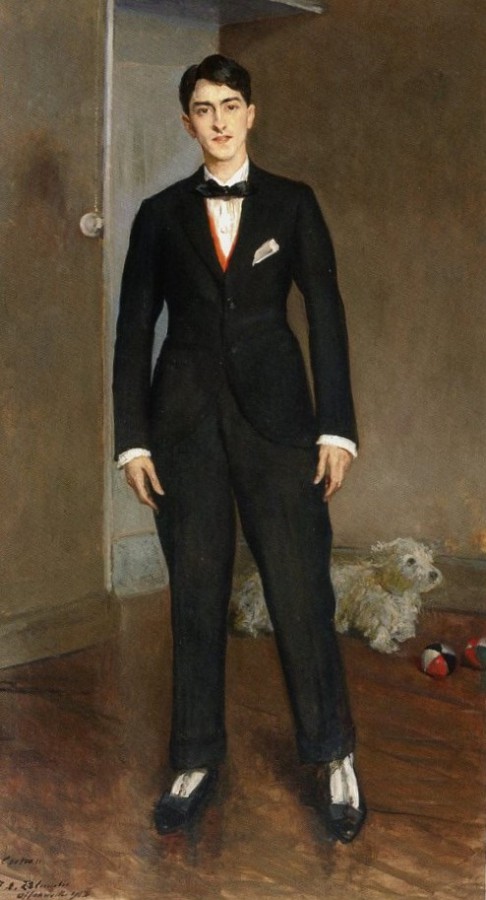 Jean Cocteau en pied