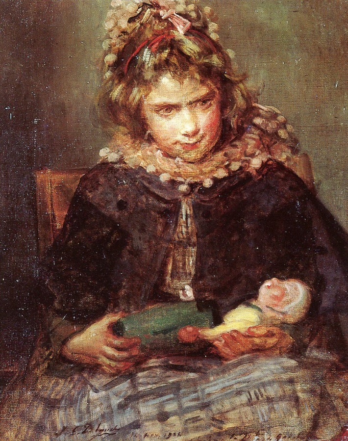 Célestine Piquet à la poupée