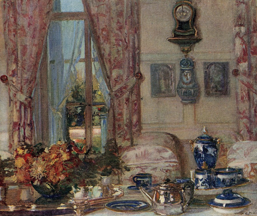 La salle à manger à Offranville