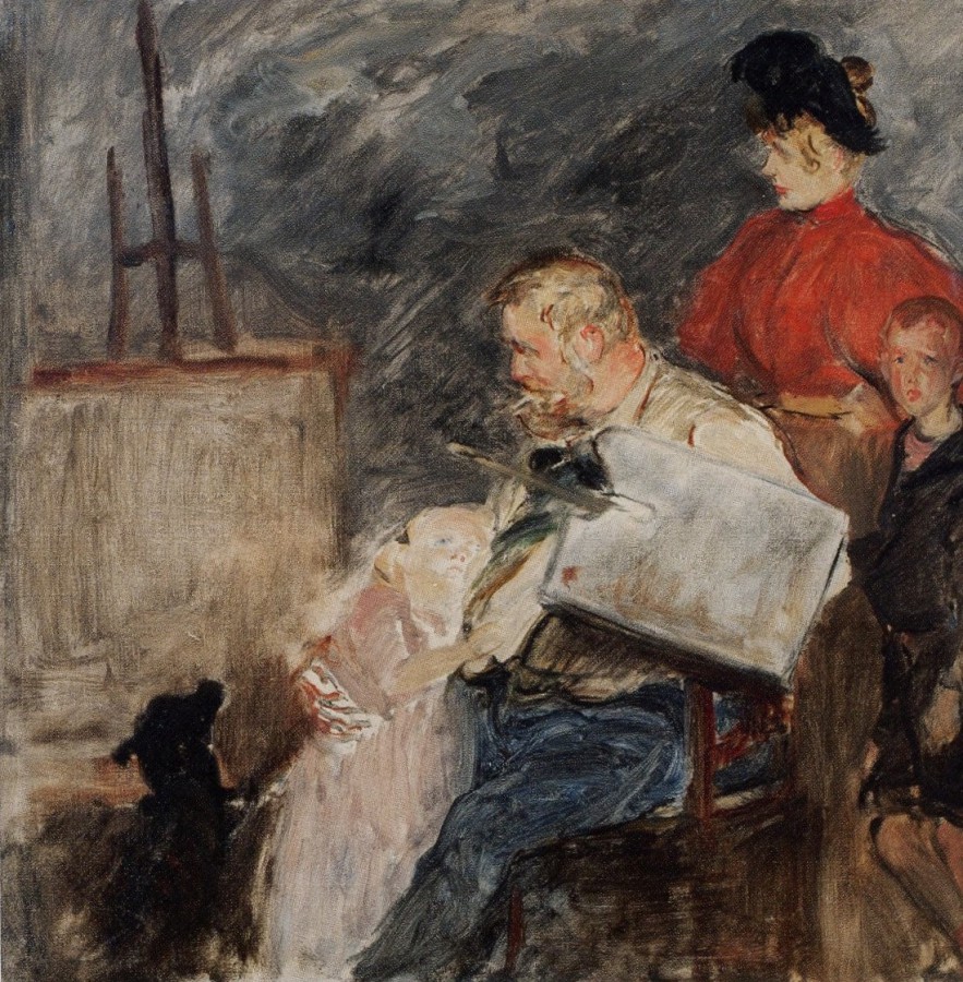 Etude pour le portrait de Fritz Thaulow et ses enfants