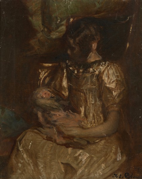 Désirée Manfred à la poupée